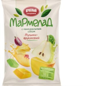 Fruit jelly candies with natural multifruit juice